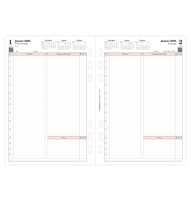 filofax-kalendereinlage-2026-professional-a5-1-tag-1-seite-deutsch image 4