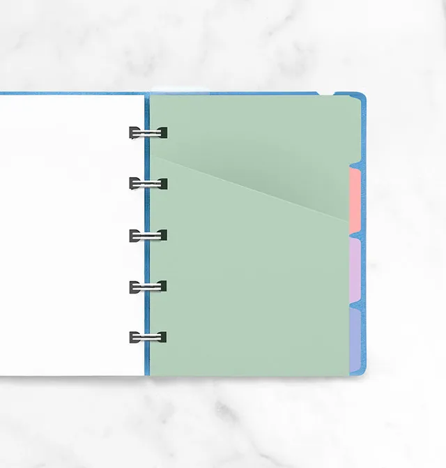 filofax-pocket-notebook-trennbl-tter-blanko-pastel-4er-set image 1