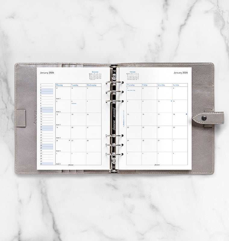 filofax-kalendereinlage-a5-2026-englisch-1-monat-auf-2-seiten image 3