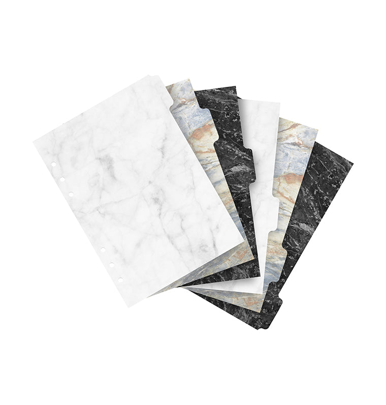 filofax-trennbl-tter-marble-a5-6er-set image 4