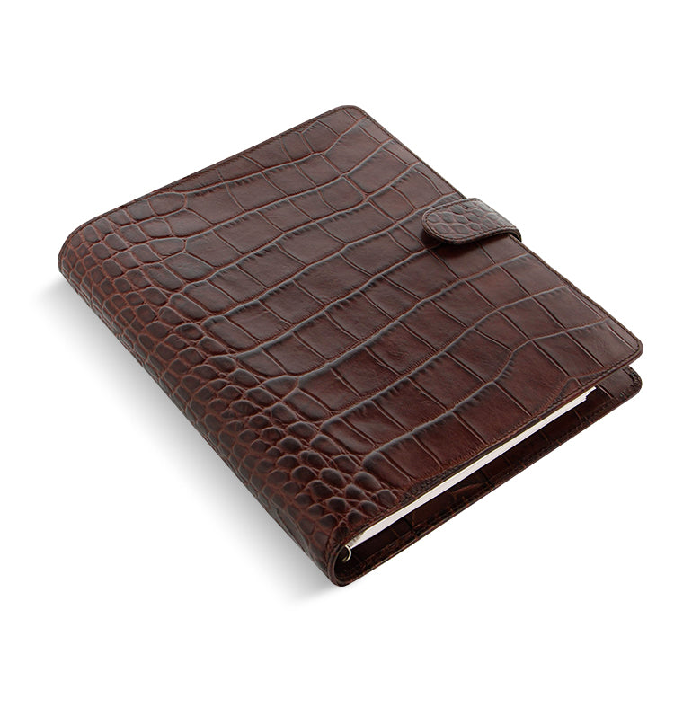 filofax-classic-croc-a5-organiser-kalbleder-schwarz image 2