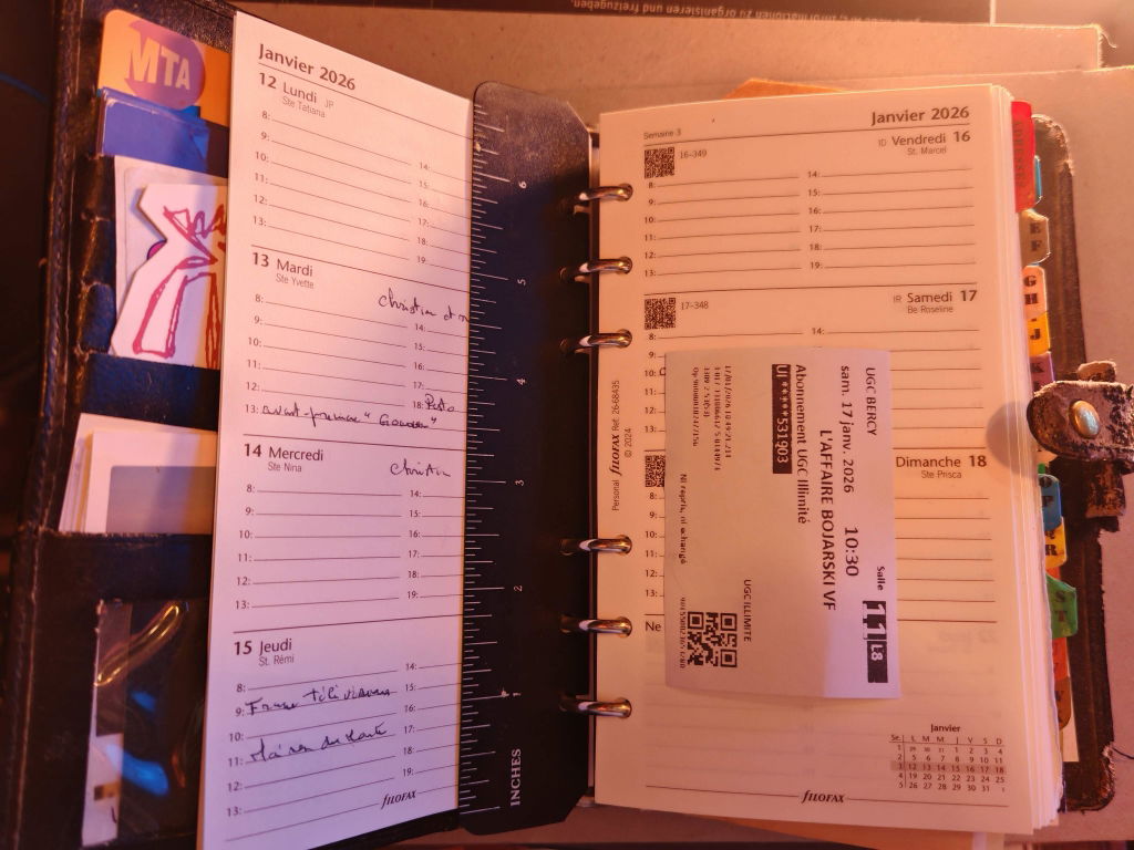 Parfait pour mon organiseur