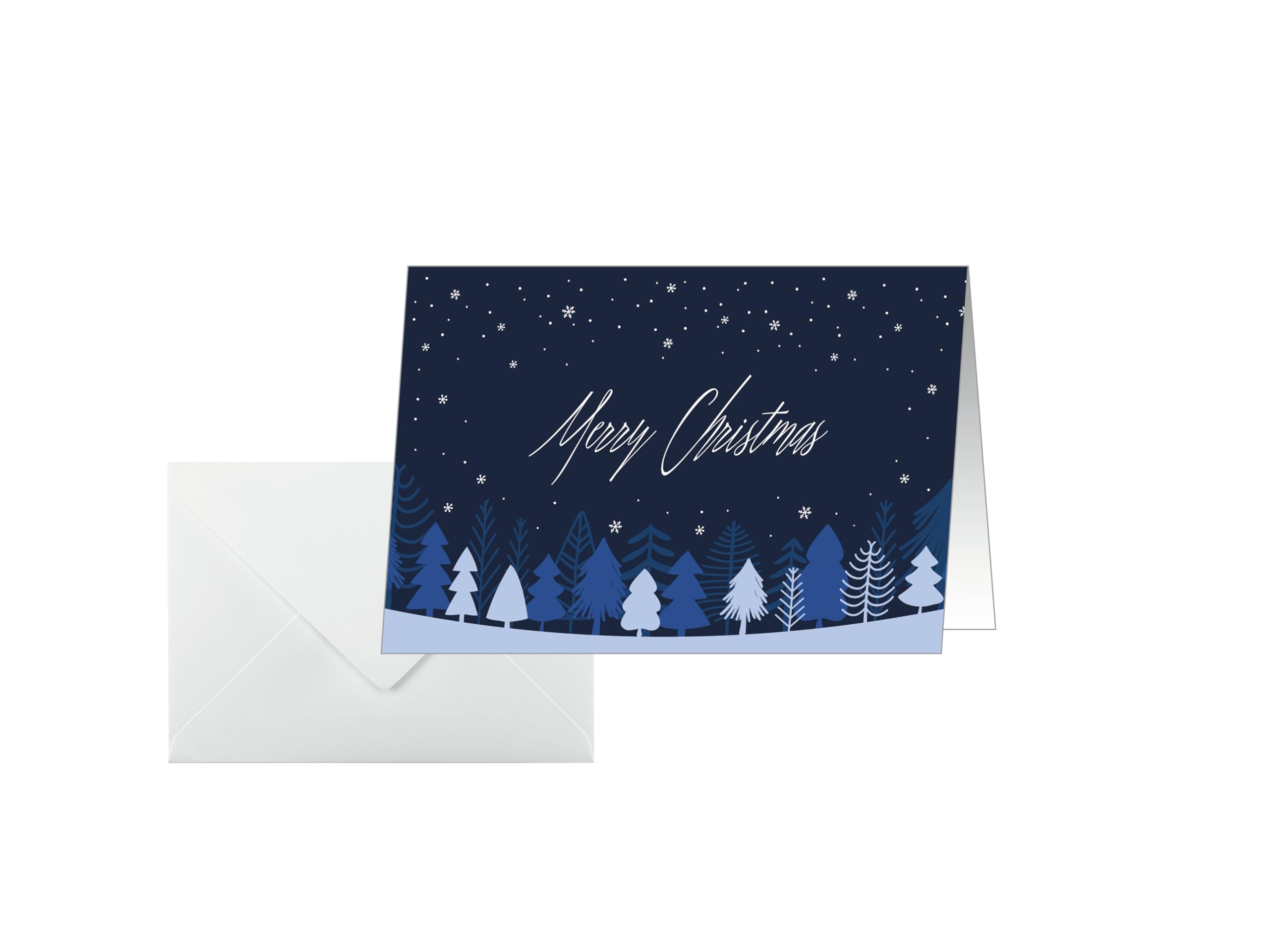 sigel-weihnachtskarten-snowflake-serenity-a6-25-karten-mit-umschl-gen image 1