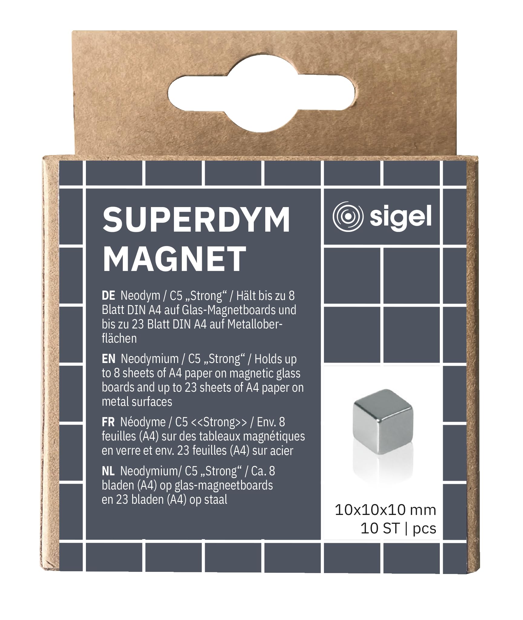 sigel-neodym-magnete-cube-silber-1x1x1-cm-10er-set image 5
