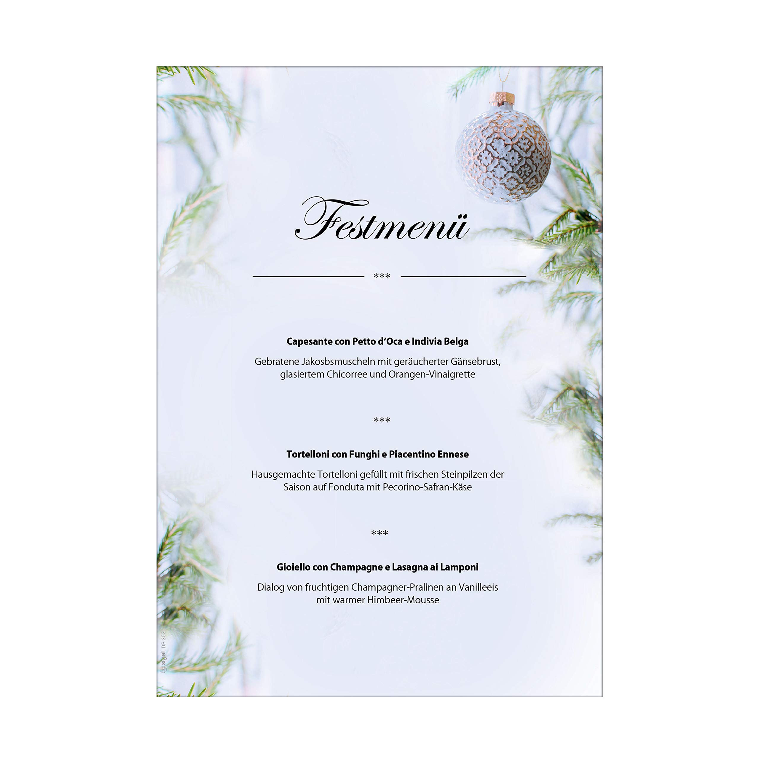 sigel-weihnachtsbriefpapier-winter-mood-a4-100-blatt image 7