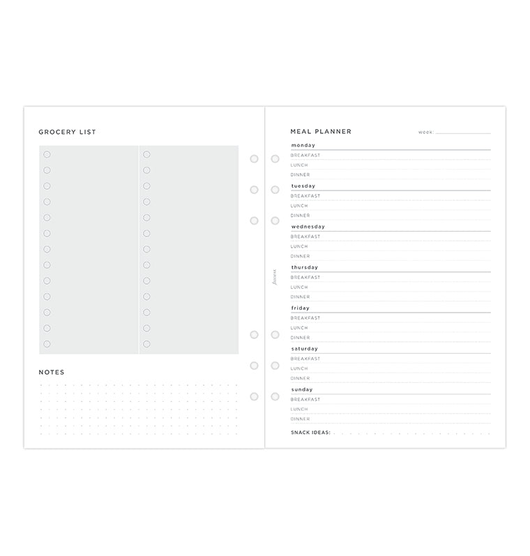 filofax-meal-planner-a5-einlage-f-r-organiser-und-clipbook image 5