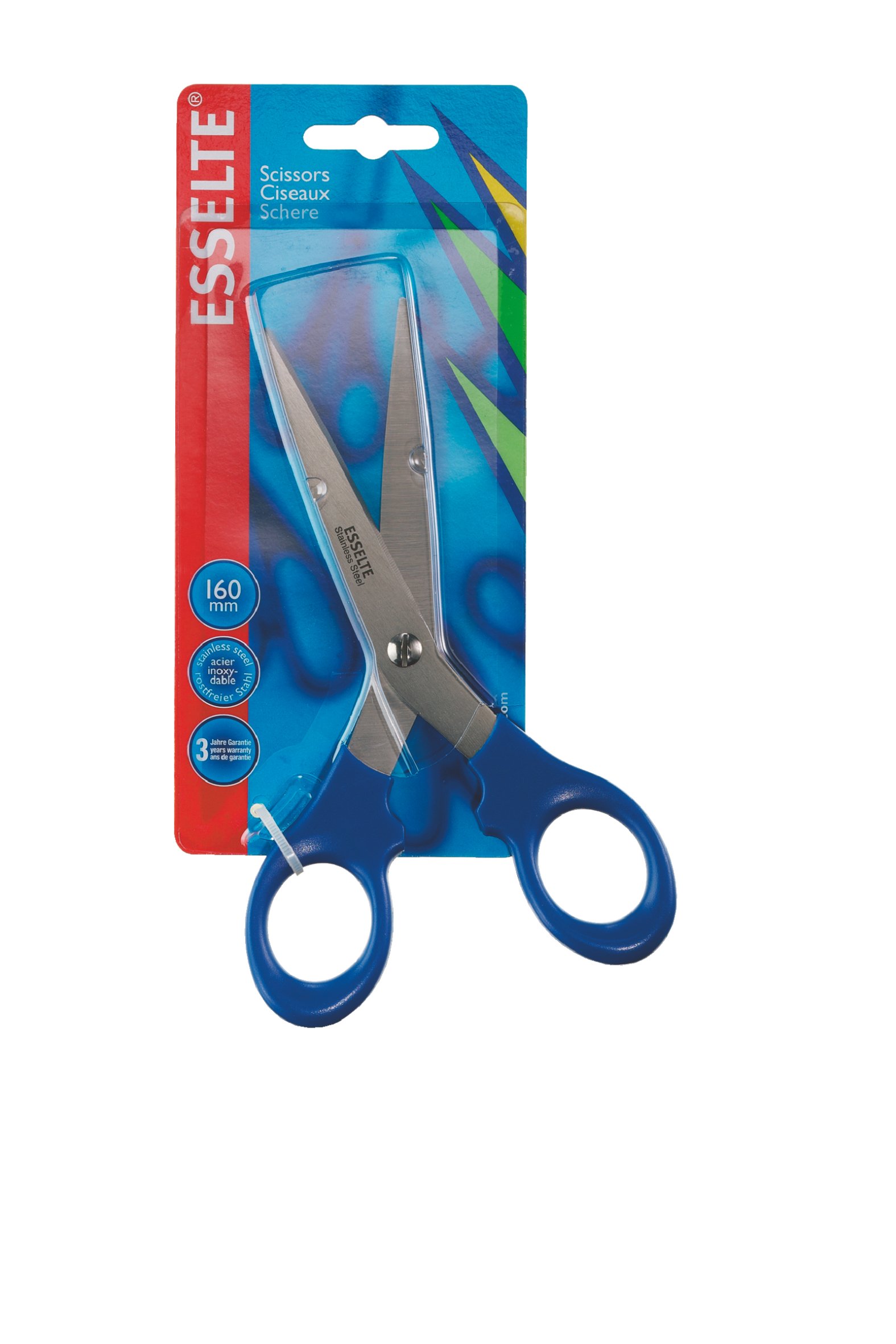 esselte-82116-papierschere-2000-160-mm-blau image 1
