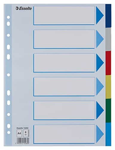 esselte-register-a4-12-teilig-mehrfarbig-kunststoff-mit-deckblatt image 6
