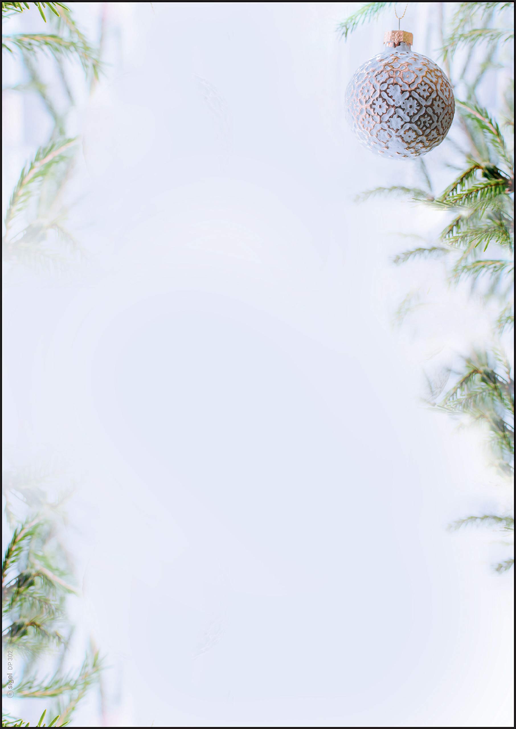 sigel-weihnachtsbriefpapier-winter-mood-a4-100-blatt image 1