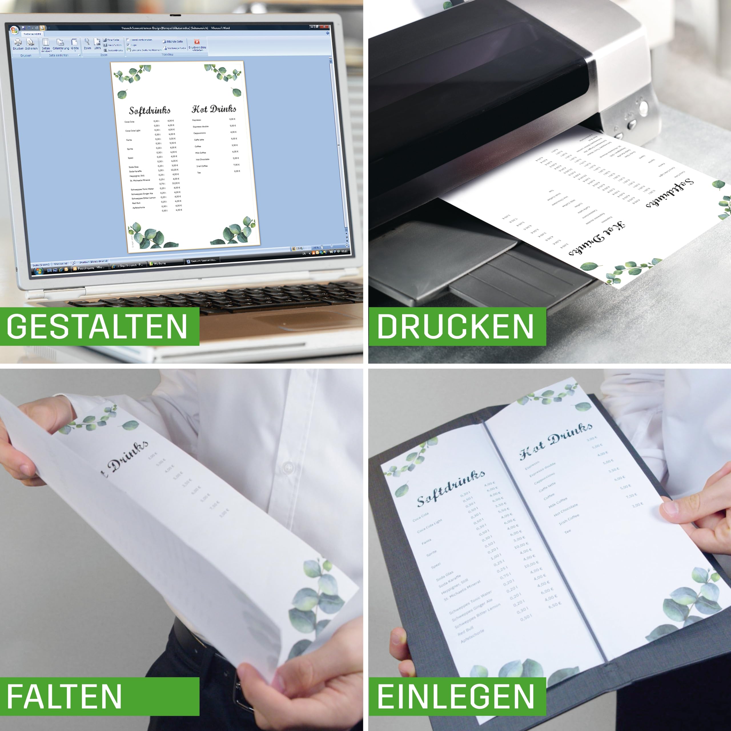 sigel-drinks-getr-nkemappe-1-2-a4-hellgrau-braun image 4