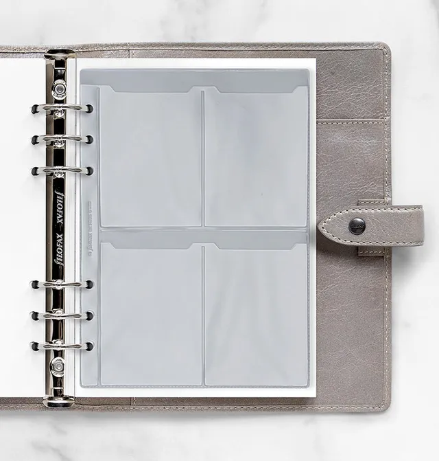filofax-visitenkartenh-lle-a5-vinyl-einlage-f-r-8-karten image 1