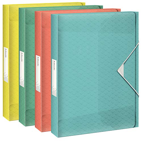 esselte-colour-ice-ablagebox-a4-gelb-pp-40-mm-r-ckenbreite-mit-gummiband image 7