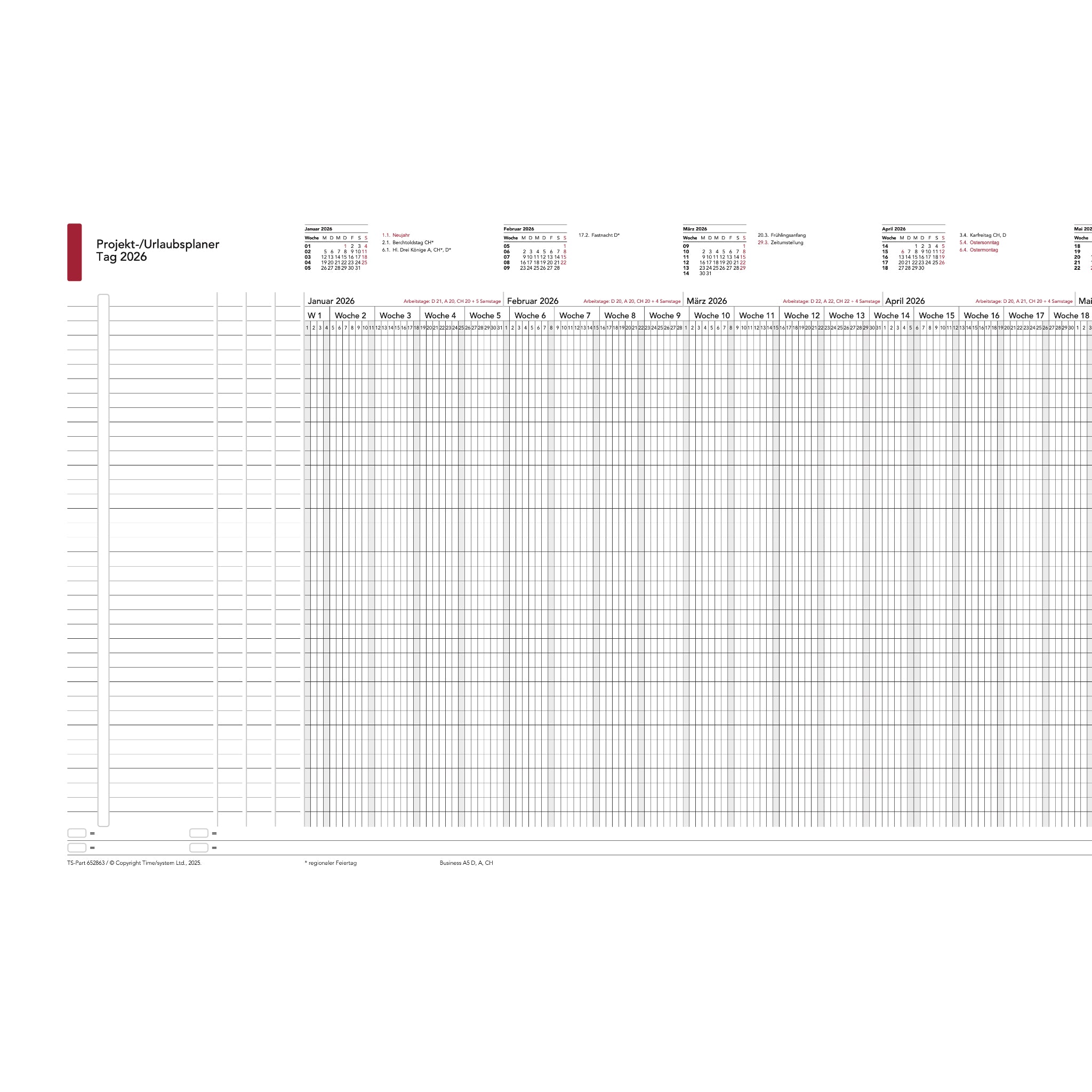 time-system-business-a5-projekt-urlaubsplaner-tag-2026 image 1