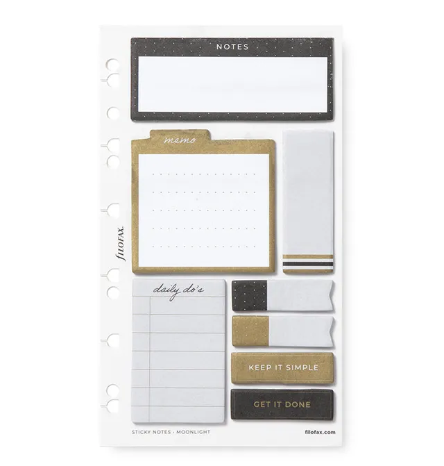 filofax-moonlight-haftnotizen-set-personal-a5 image 1