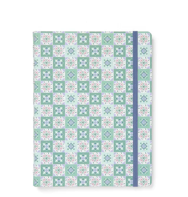 filofax-mediterranean-a5-nachf-llbares-notizbuch-liniert-mit-gummiverschluss image 1