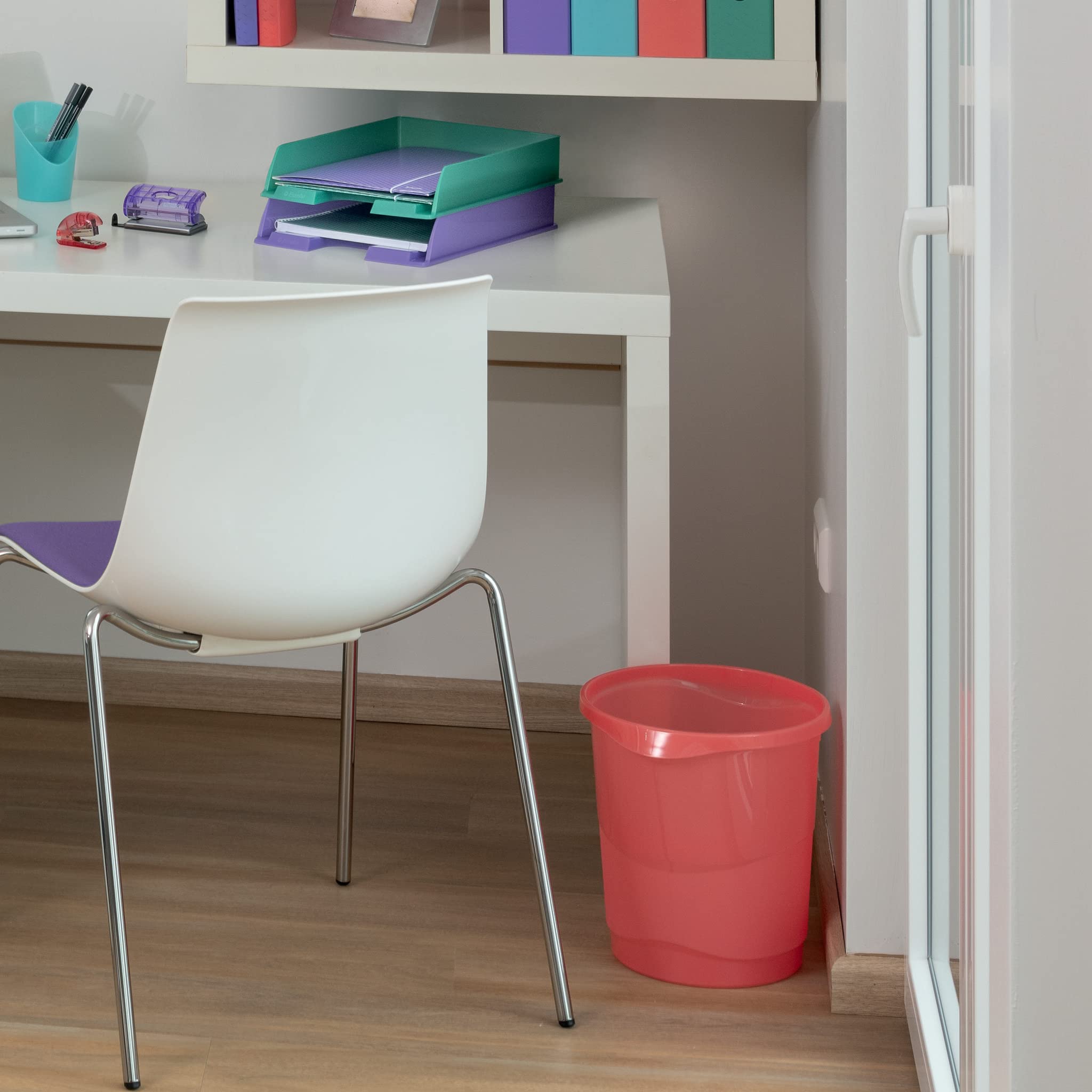 esselte-colour-breeze-papierkorb-14-liter-gr-n-626290 image 2
