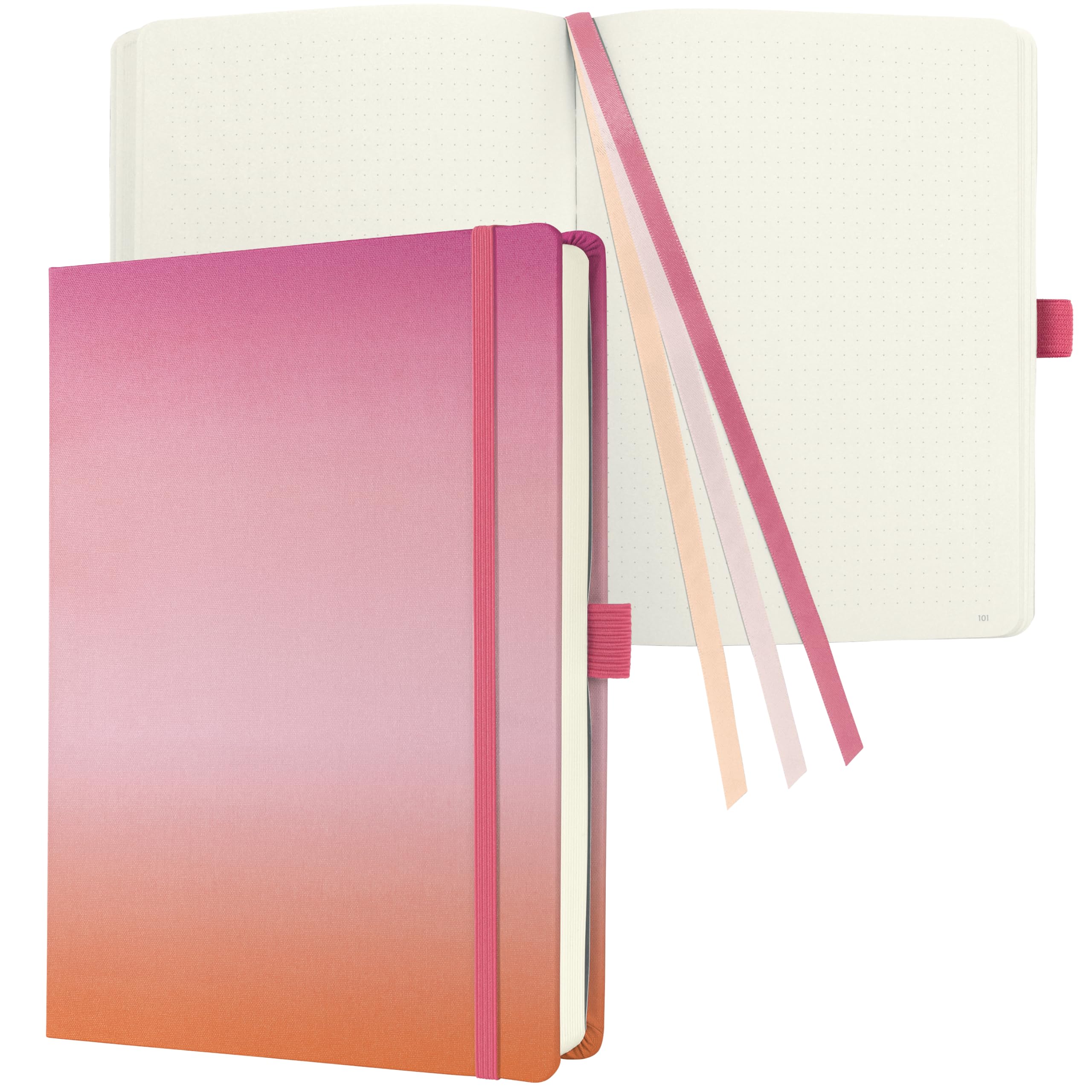 sigel-jolie-bullet-journal-a5-dotted-pink-200-seiten-hardcover image 4