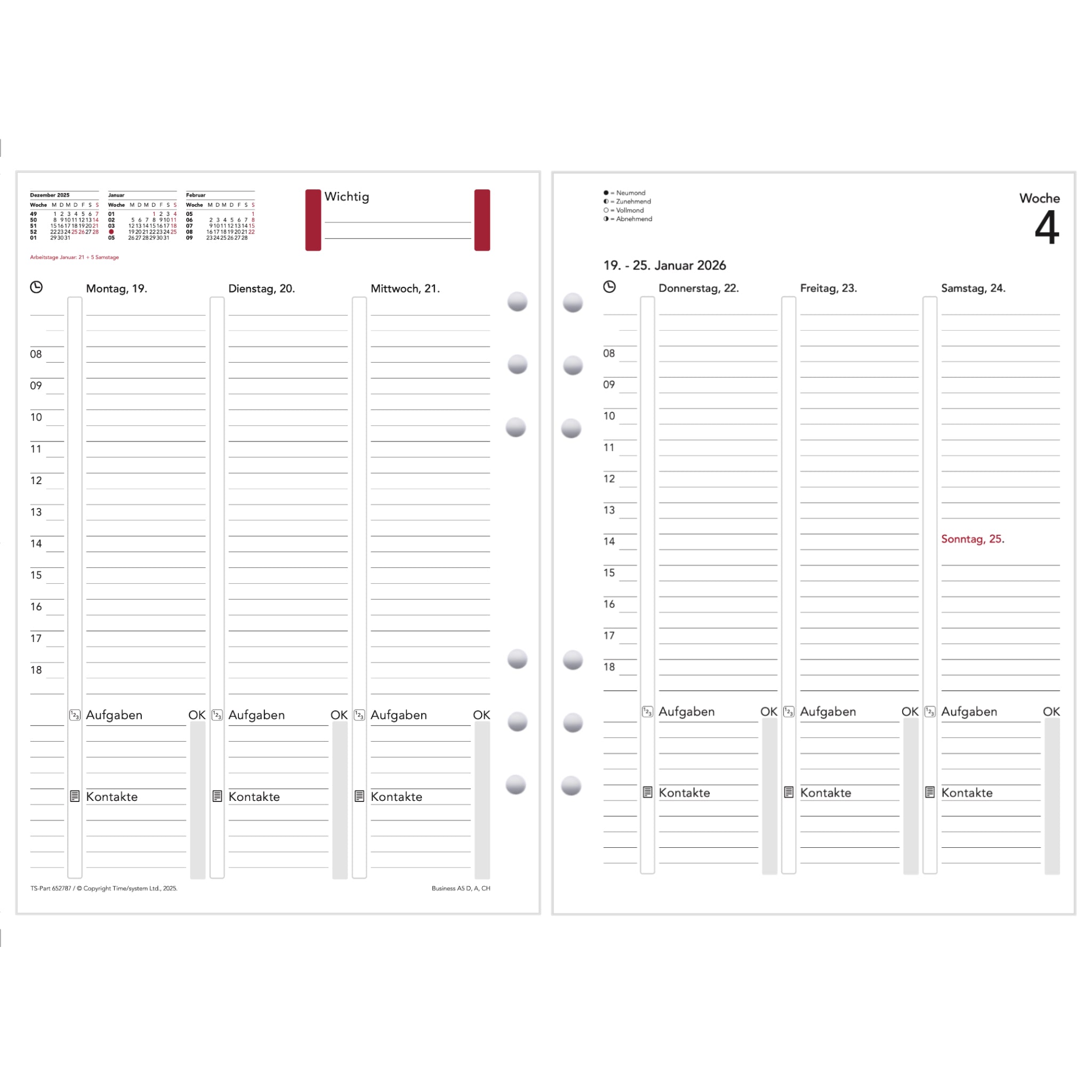 time-system-business-a5-jahresinhalt-2026-at-woche image 2
