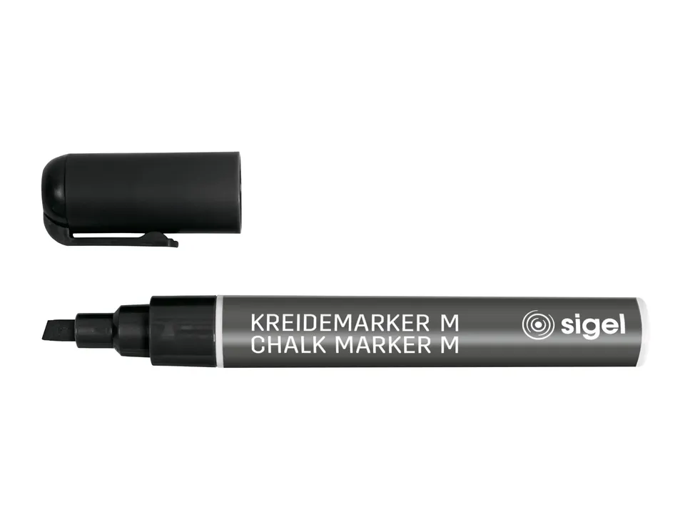 sigel-ba180-kreidemarker-schwarz-m-keilspitze-1-5-mm-abwischbar image 1