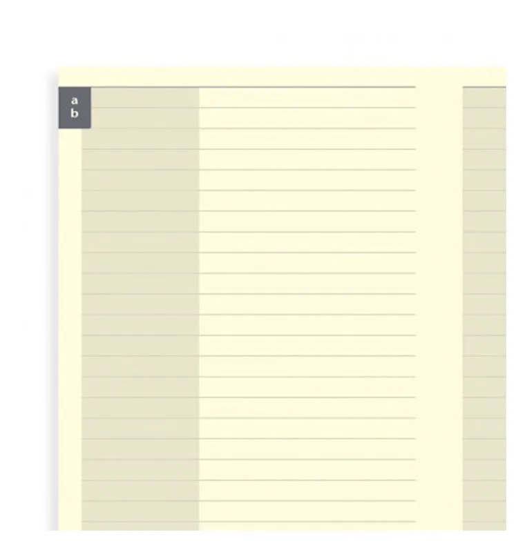 flex-by-filofax-kontakte-slim-adressbuch-48-seiten-liniert image 1