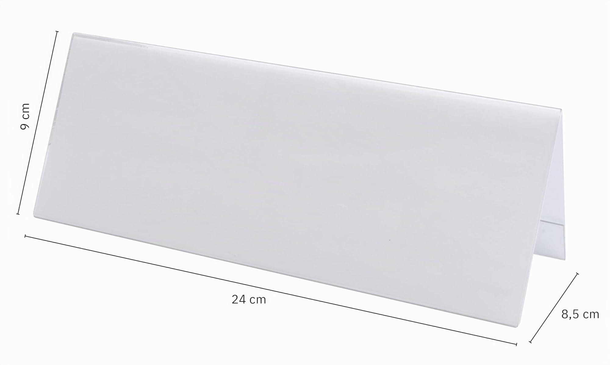 sigel-tischaufsteller-dachform-namensschild-24-x-9-cm-5er-pack image 2