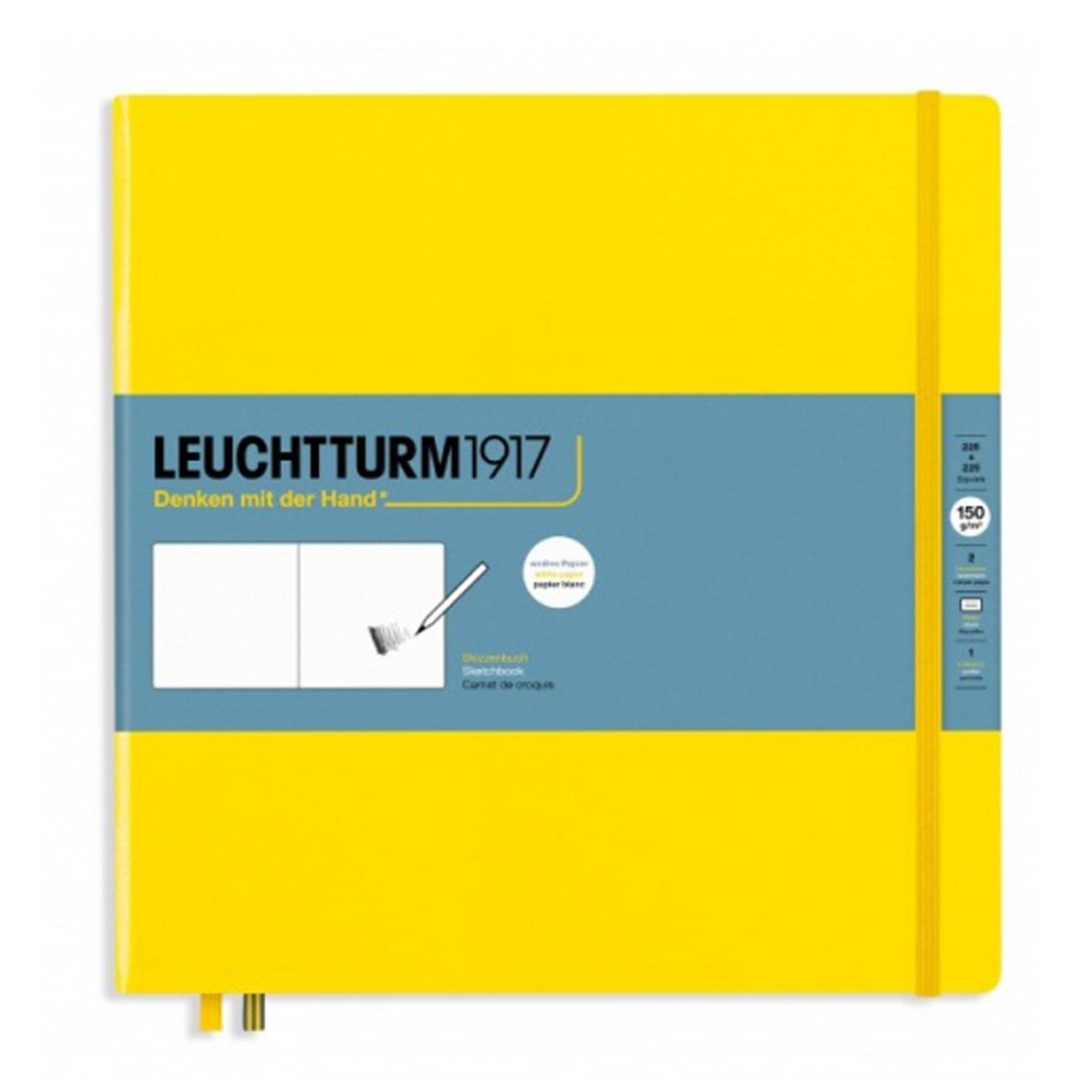 leuchtturm1917-skizzenbuch-quadrat-hardcover-port-red image 5