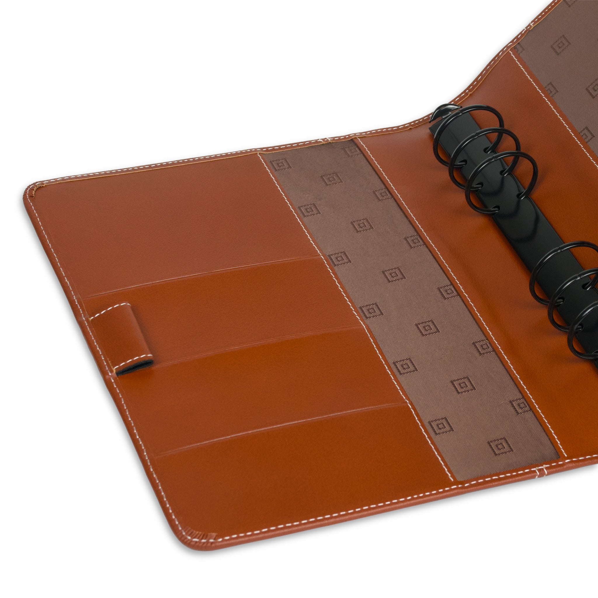 time-system-montana-a5-ringbuch-35-mm-braun-mit-verschlusslasche image 3