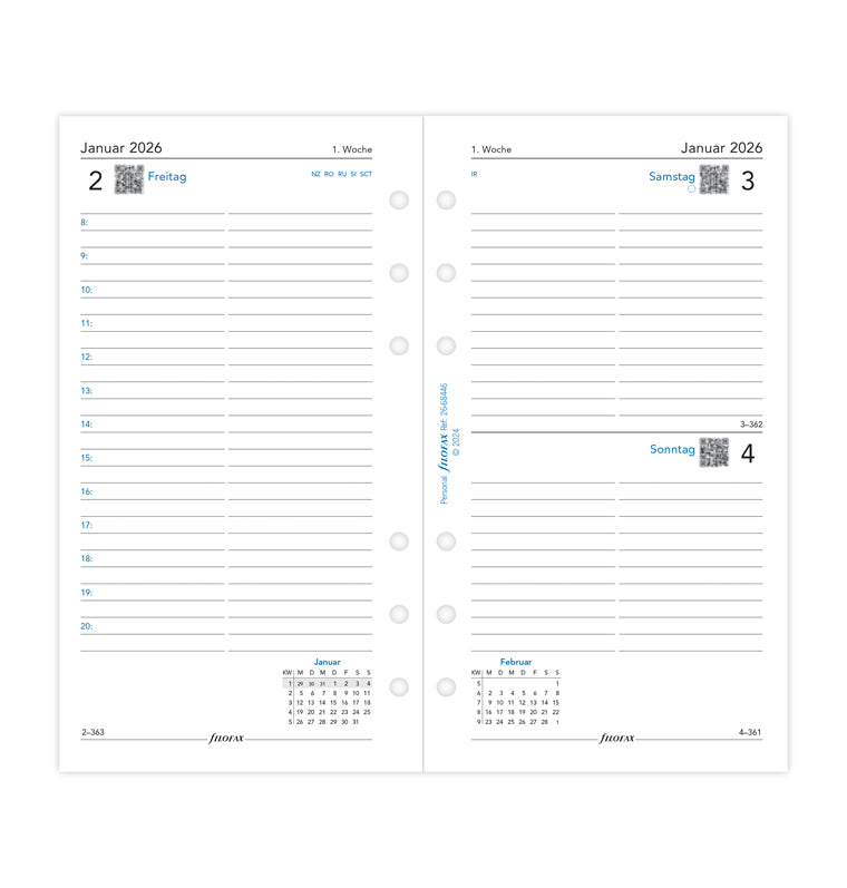 filofax-kalendereinlage-1-tag-1-seite-deutsch-personal-2026 image 4