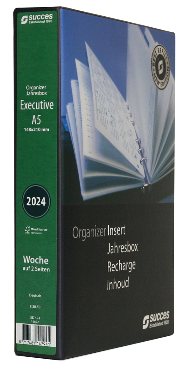 time-system-succes-jahresbox-a5-7-tage-auf-2-seiten-deutsch-wei-2026 image 1