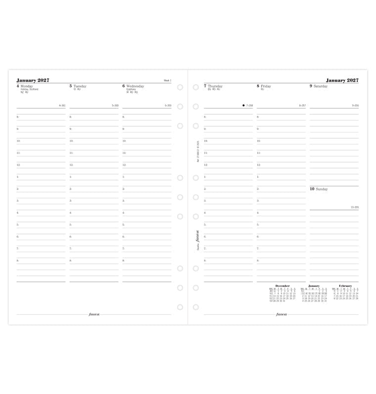 filofax-the-original-kalendereinlage-deskfax-2027-1-woche-2-seiten-englisch image 4