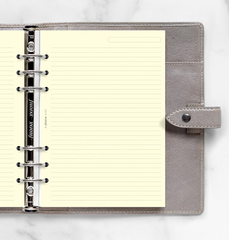 filofax-notizpapier-cream-liniert-a5-20-blatt image 2