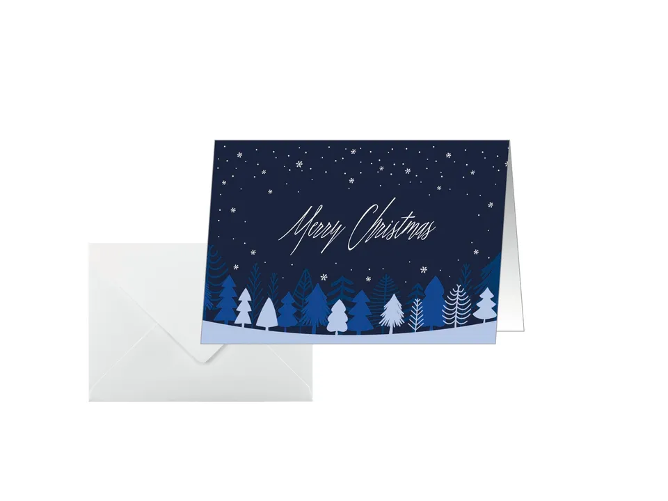 sigel-weihnachtskarten-snowflake-serenity-a6-25-karten-mit-umschl-gen image 1