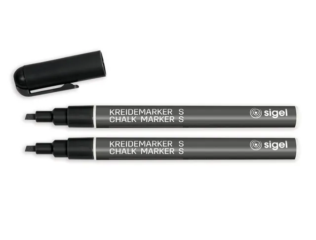 sigel-ba177-kreidemarker-schwarz-s-1-2-mm-2-st-ck image 1