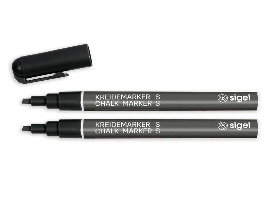 sigel-ba177-kreidemarker-schwarz-s-1-2-mm-2-st-ck image 1
