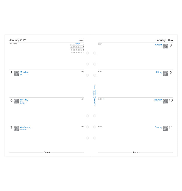 filofax-kalendereinlage-1-woche-2-seiten-englisch-a5-2026 image 4