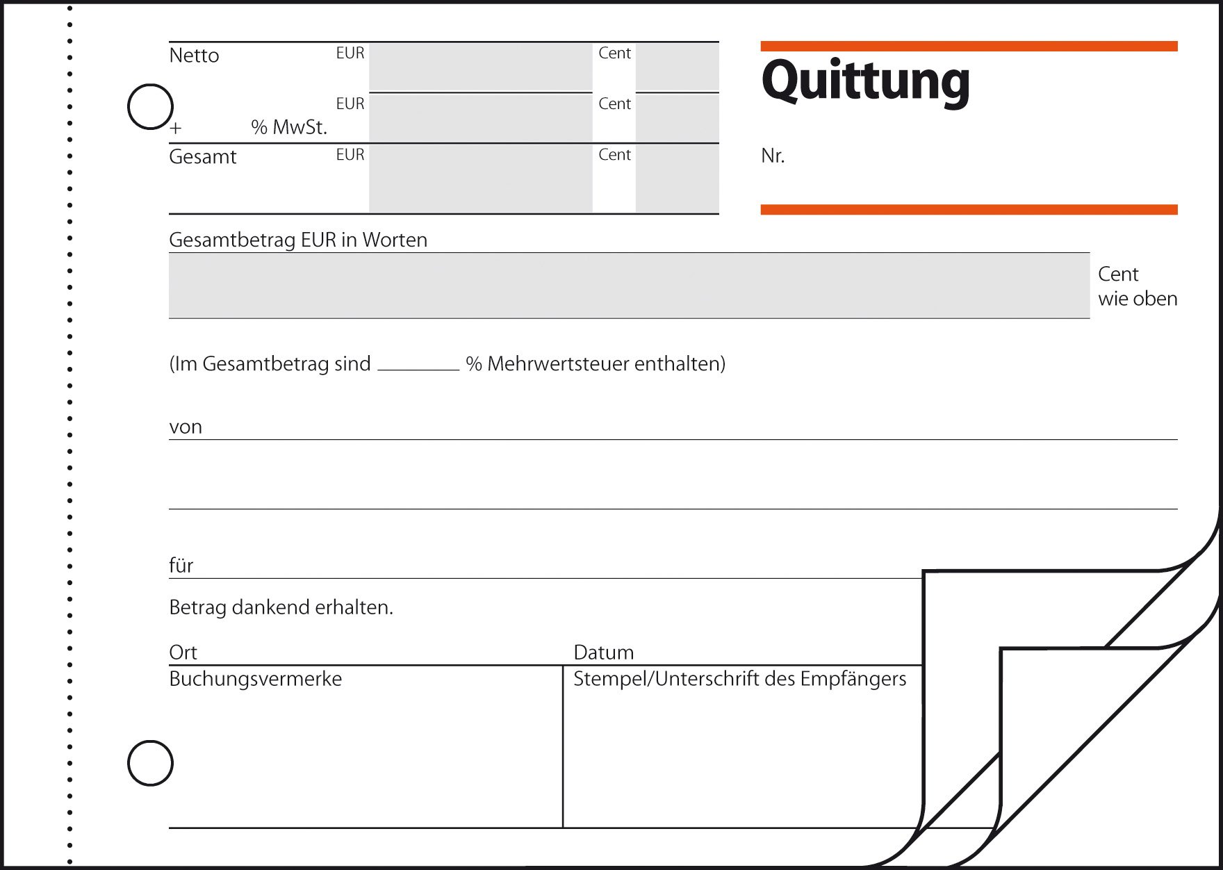 sigel-qu635-5-quittungsblock-a6-quer-5-st-ck-mit-mwst-nachweis image 2