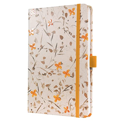 sigel-jolie-notizbuch-bloom-yellow-a5-liniert-hardcover-beige-gelb image 8