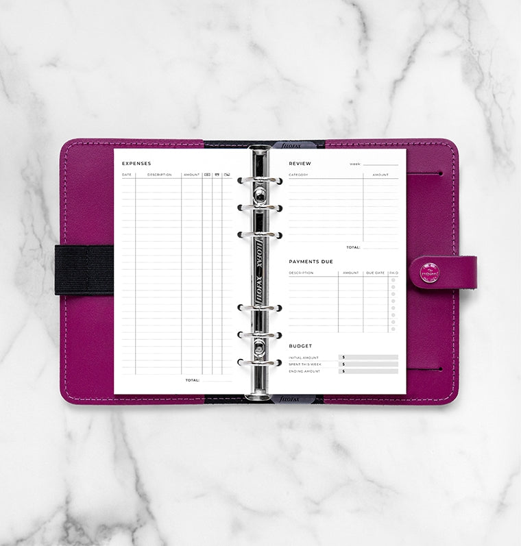 filofax-expense-tracker-personal-ausgabenplaner-einlage image 3