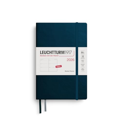 leuchtturm1917-wochenkalender-2026-paperback-b6-hardcover-deep-sea-englisch image 4