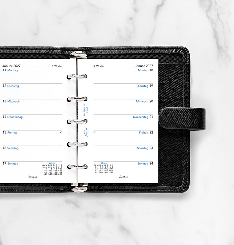 filofax-kalendereinlage-1-woche-1-seite-deutsch-mini-2027 image 2