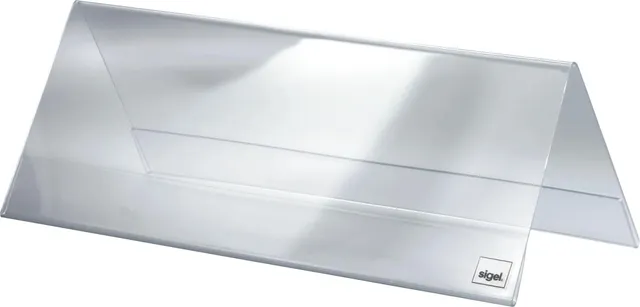 sigel-tischaufsteller-dachform-namensschild-24-x-9-cm-5er-pack image 1