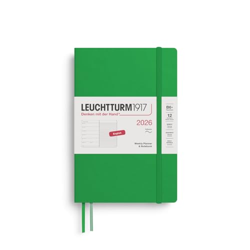 leuchtturm1917-wochenkalender-notizbuch-2026-paperback-b6-softcover-spring-leaf- image 2
