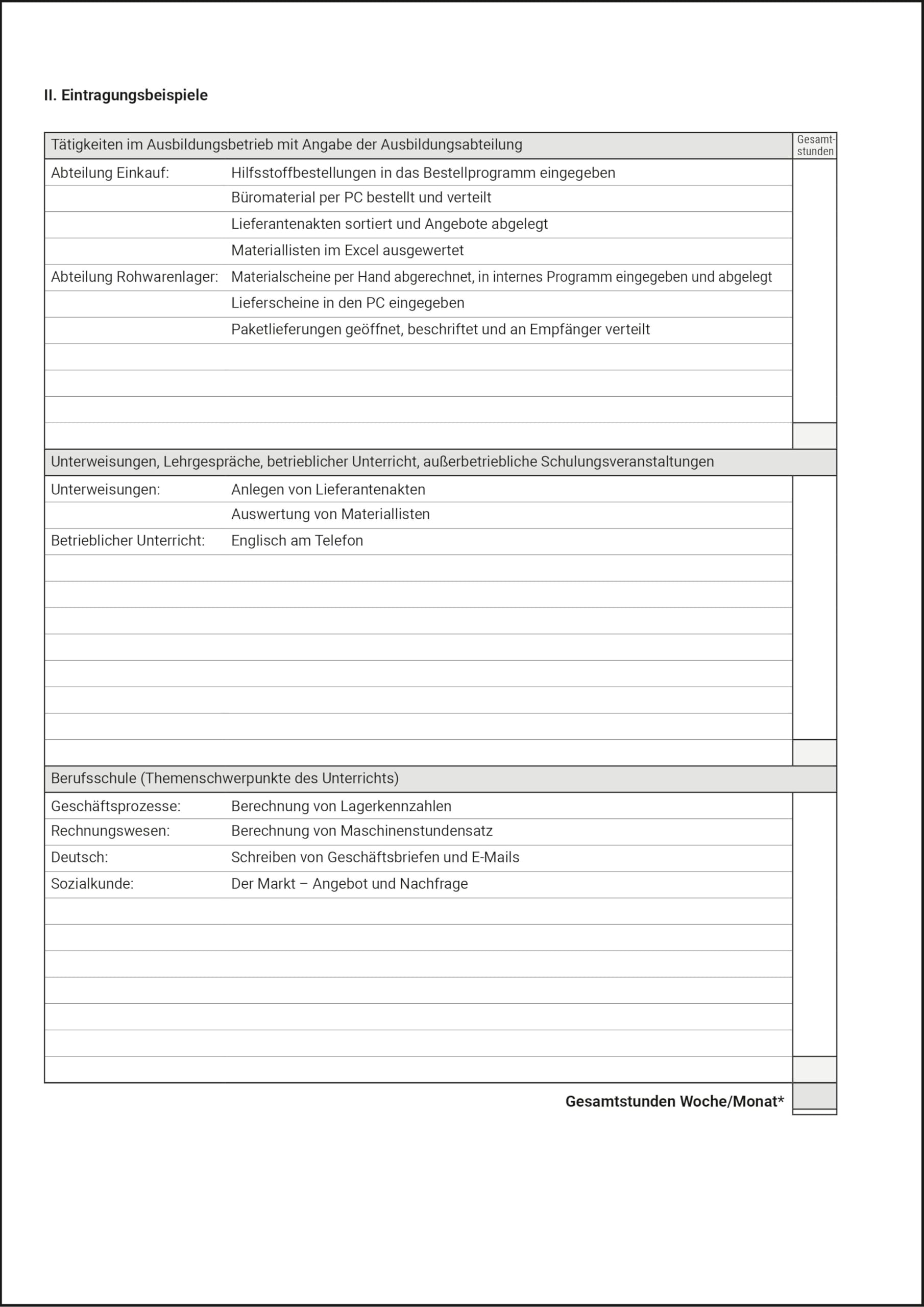 sigel-aw484-ausbildungsnachweisheft-a4-berichtsheft-28-blatt image 5