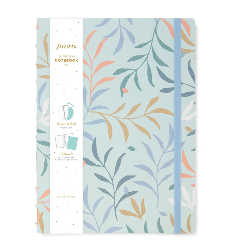 filofax-botanical-a4-nachf-llbares-notizbuch-mint image 4