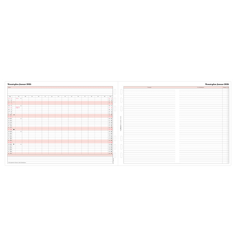 filofax-monatsplaner-deutsch-a5-2026-professional-mit-multifit-lochung image 4