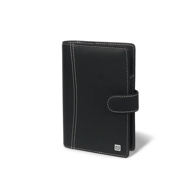 time-system-montana-compact-ringbuch-schwarz-mit-verschlusslasche image 1