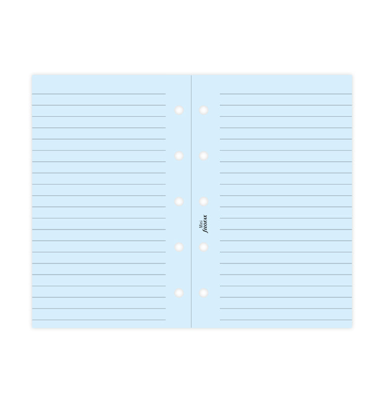 filofax-notizpapier-blau-liniert-mini-20-blatt image 5