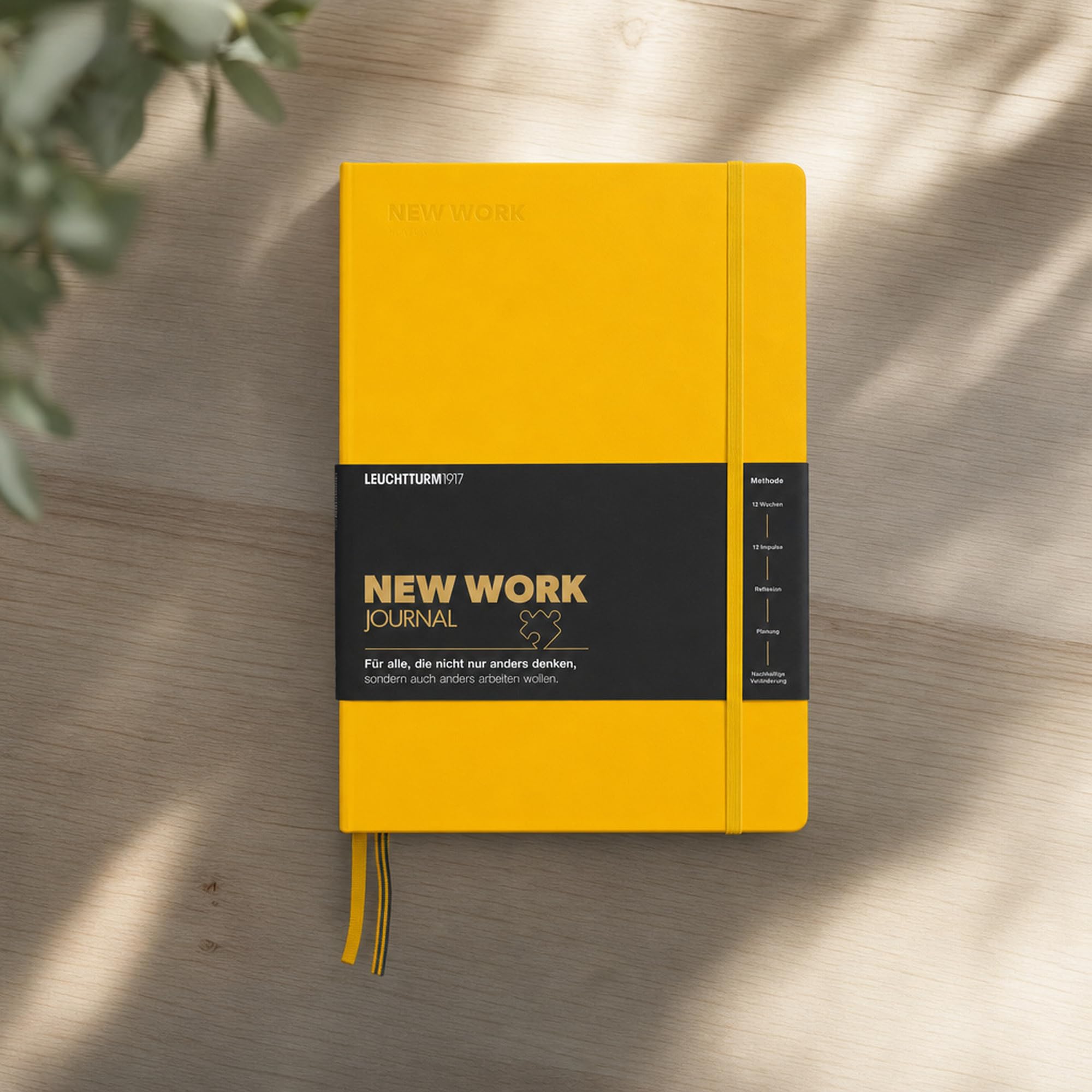 leuchtturm1917-new-work-journal-b5-12-wochen-programm-sunflower image 3
