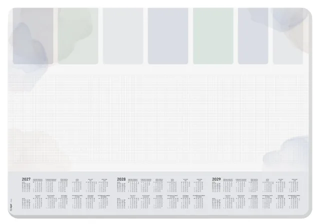 sigel-pastel-planner-papier-schreibtischunterlage-din-a2-2027-2029-30-blatt image 1