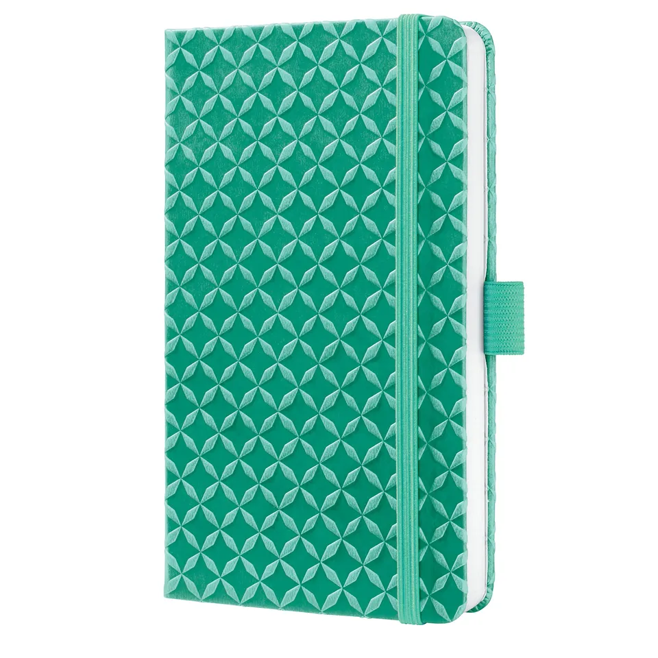 sigel-jolie-notizbuch-a6-liniert-hardcover-mintgr-n image 1